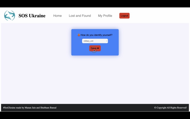 SosUkraine – screenshot 1