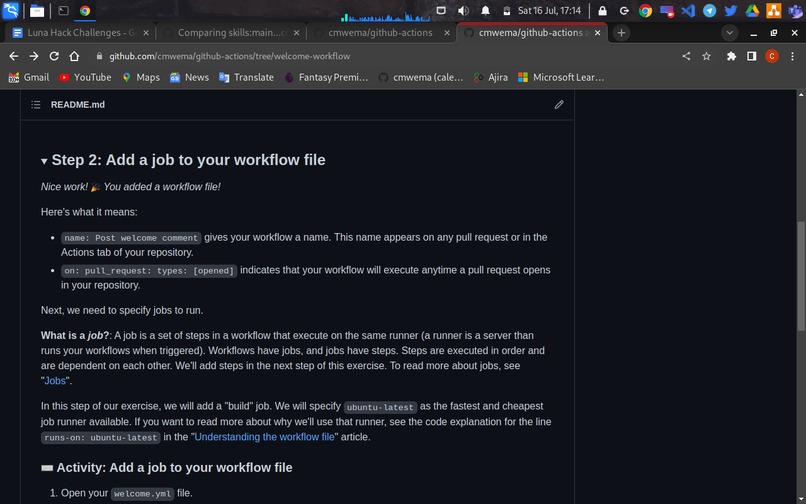 Open project contribution – screenshot 1