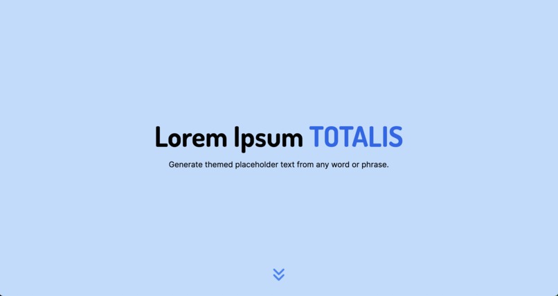 Lorem Ipsum Totalis – screenshot 1