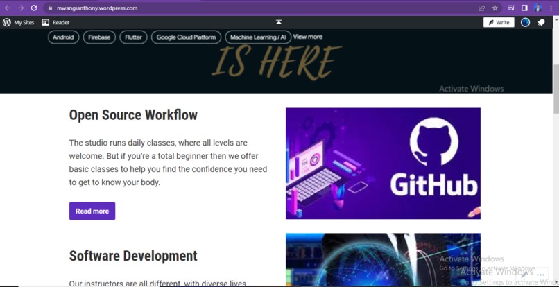 no code/low code – screenshot 1
