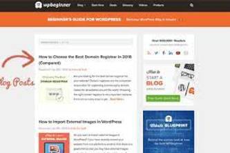 a simple blog website