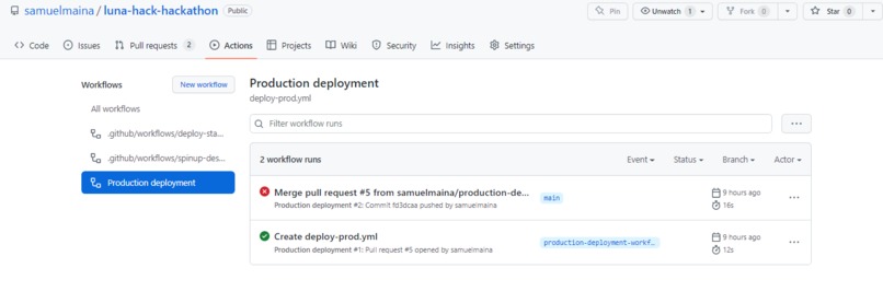 GitHub Actions on Azure CI – screenshot 5