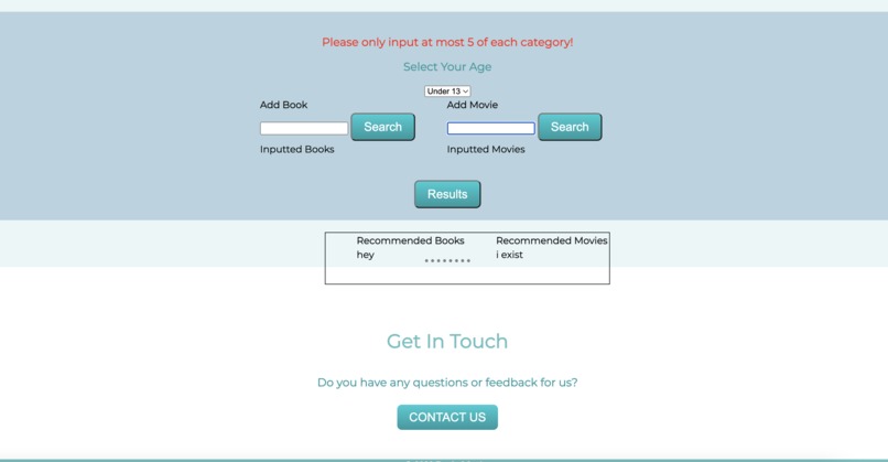 BooksxMovies – screenshot 2