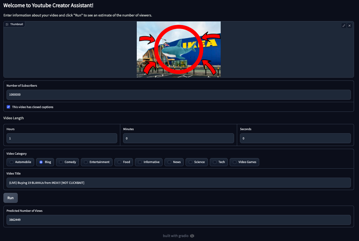 Youtube creator assistant devpost