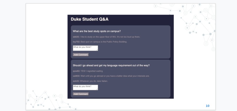 DukeHub 2.0 – screenshot 3