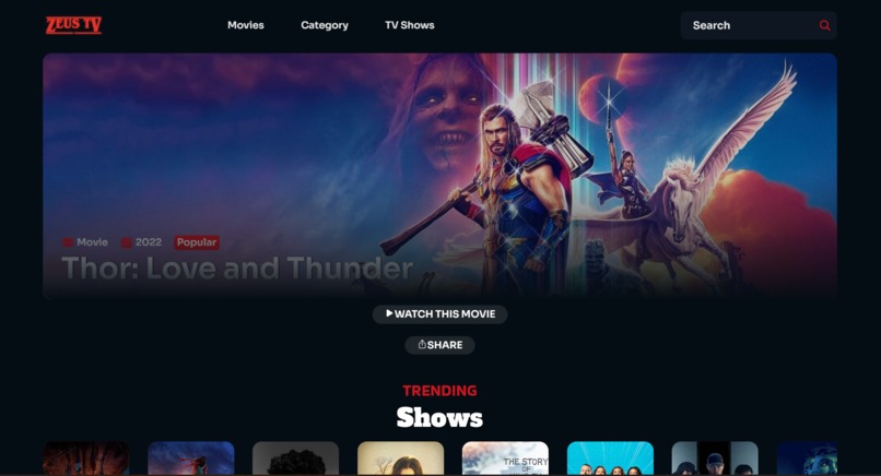 ZeusTV – screenshot 1