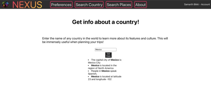 Nexus Travel App – screenshot 3