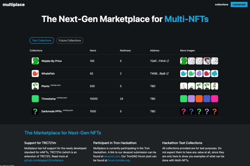 Multiplace & Multi-NFTs (mNFTs) – screenshot 1