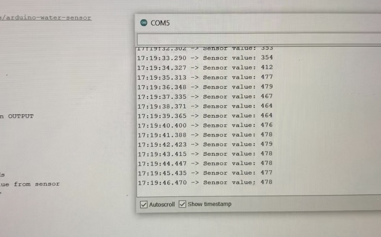 Plant Monitor Pt1. (Water Level Sensor) – screenshot 3