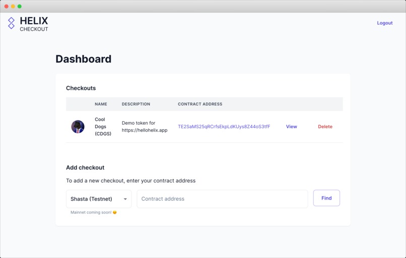 Helix Checkout – screenshot 2