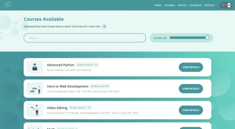 Students to Students Tutoring Website – screenshot 4