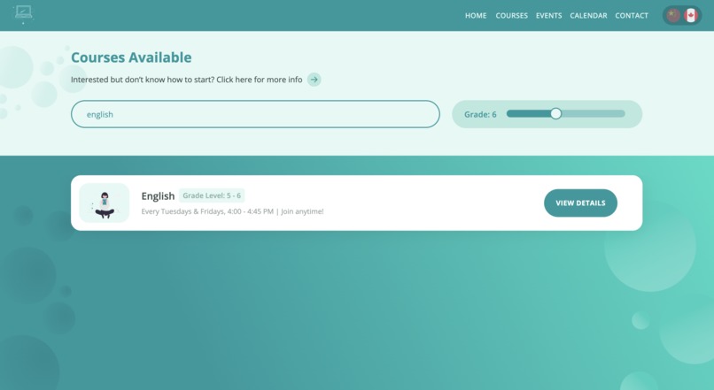 Students to Students Tutoring Website – screenshot 6