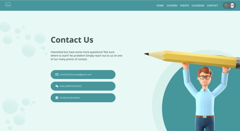 Students to Students Tutoring Website – screenshot 9