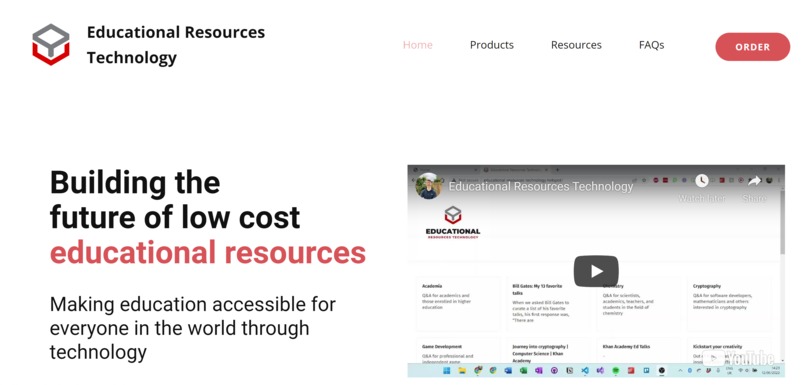 Educational Resources Technology – screenshot 1