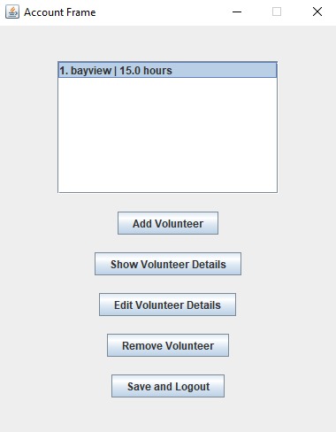 Volunteer Management – screenshot 2