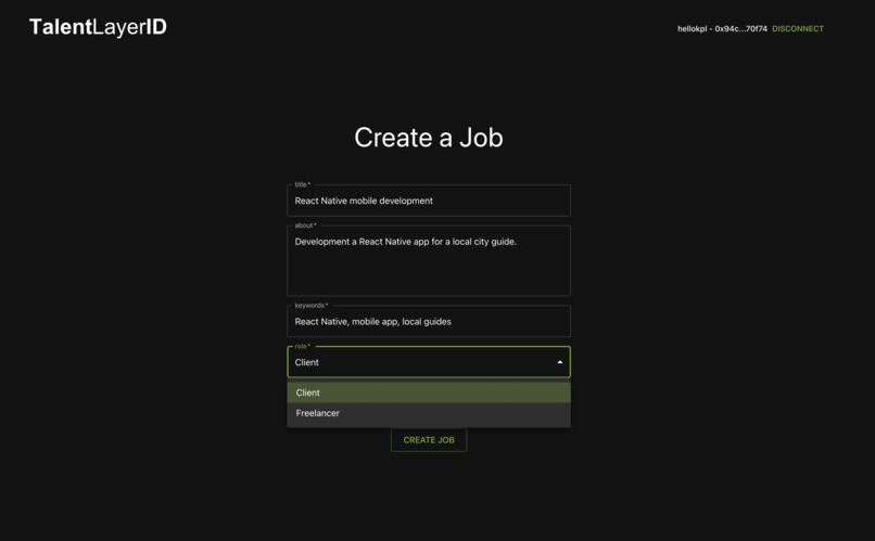 TalentLayer: Infrastructure for open labor markets – screenshot 5