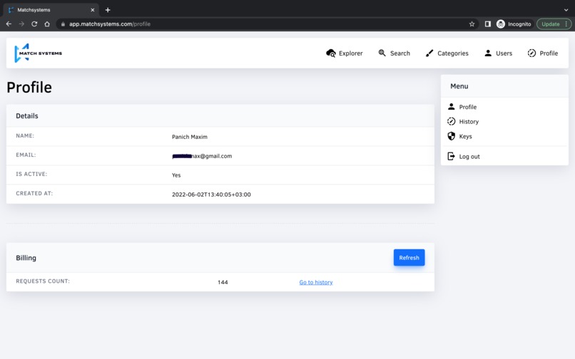 Match Systems – screenshot 5