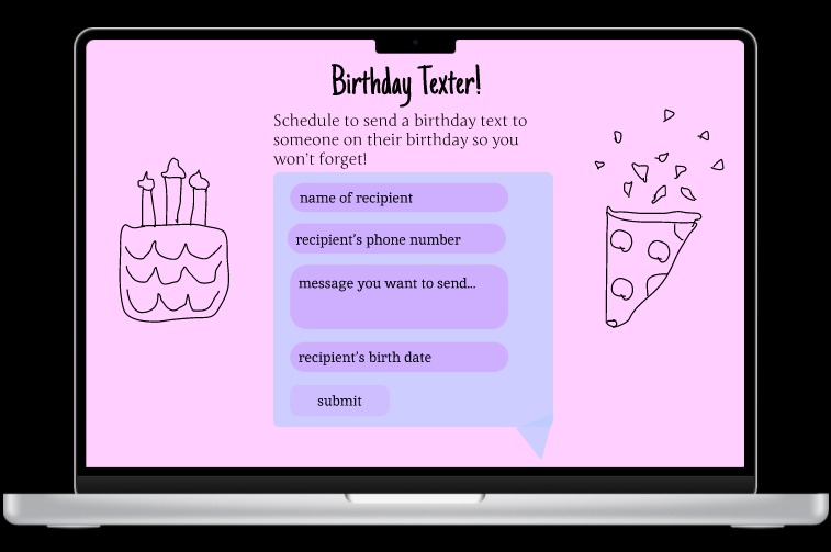 Bday Texter – screenshot 3