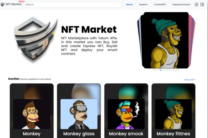 NFT Marketplace – screenshot 1
