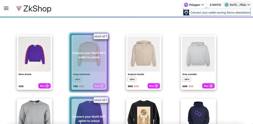 ZkShop – screenshot 2