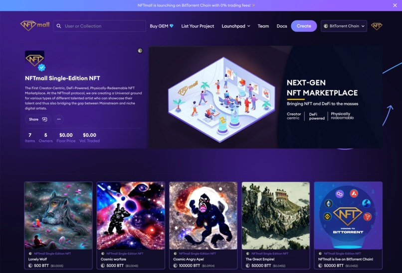 NFTmall – screenshot 2