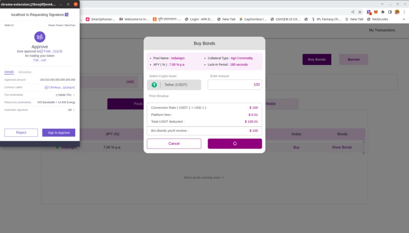 Brú Finance – screenshot 2