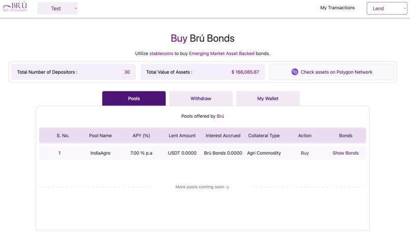 Brú Finance – screenshot 4