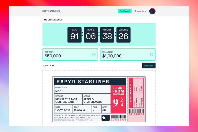 Rapyd Starliner  – screenshot 2
