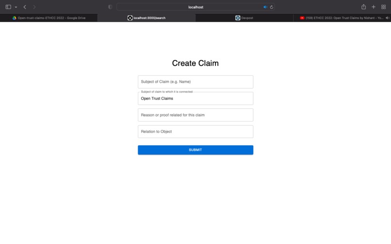 Open Trust Claims – screenshot 3