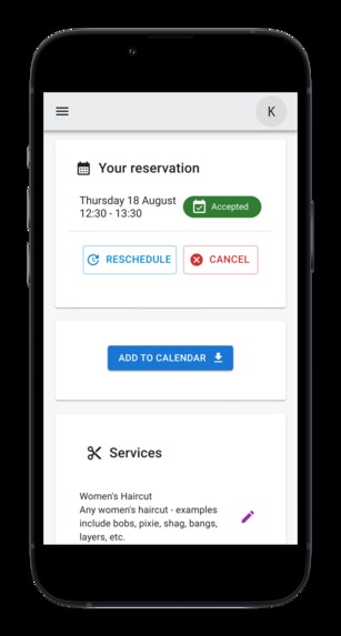 Booking app for retail businesses – screenshot 5