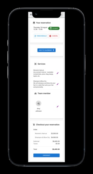 Booking app for retail businesses – screenshot 8