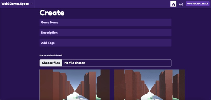 Web3Games.space – screenshot 1
