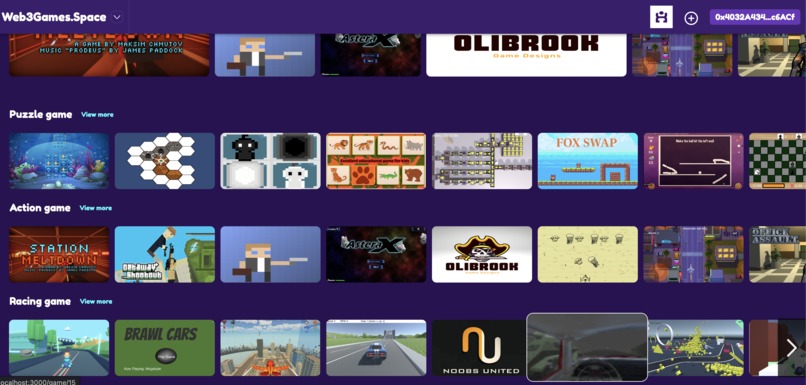 Web3Games.space – screenshot 2