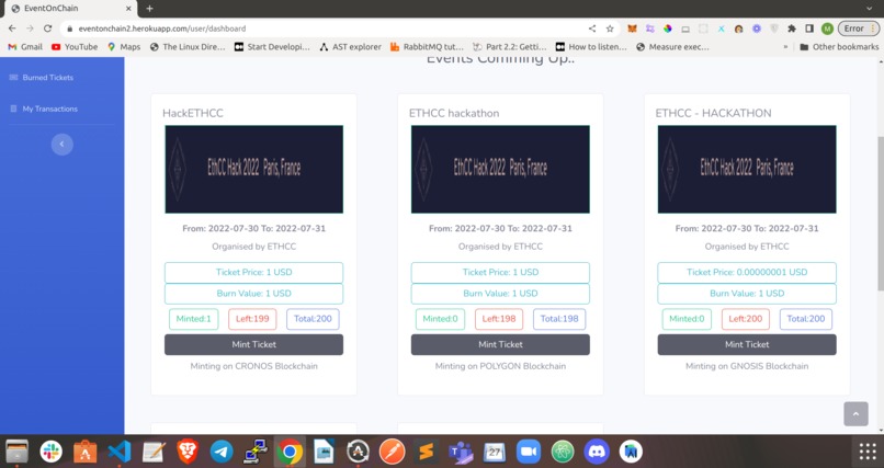 EventOnChain – screenshot 9