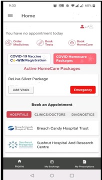 Health services & Medical outcome monitoring – screenshot 4