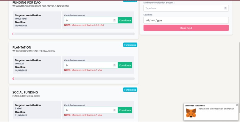 GNOSIS CROWDFUNDING – screenshot 6