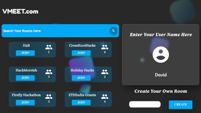 VMEET – screenshot 1