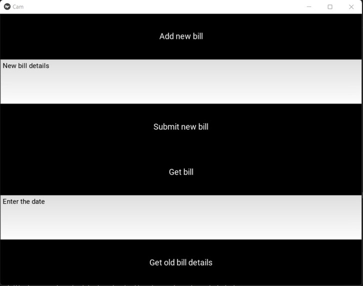Bill Manager – screenshot 1
