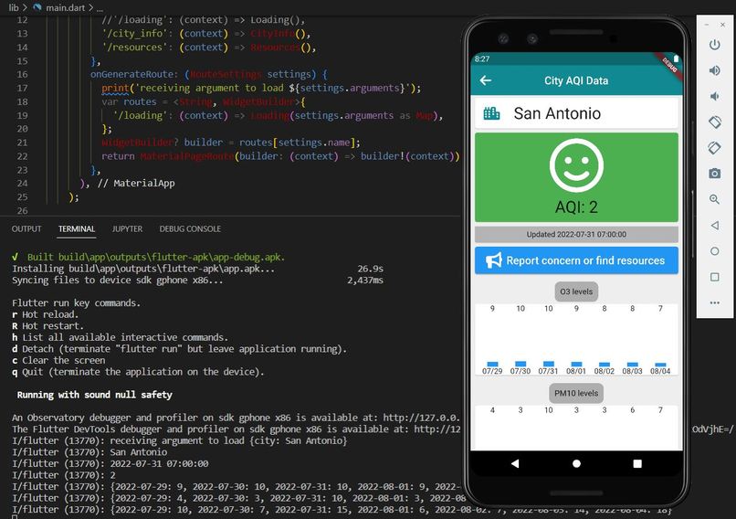 AQEye – screenshot 2