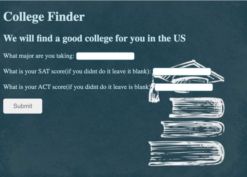 College Finder – screenshot 1