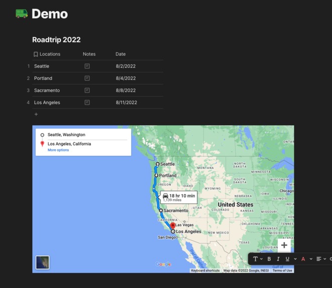 Trip Map – screenshot 1