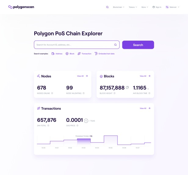 Transaction Explorer Polygon – screenshot 1