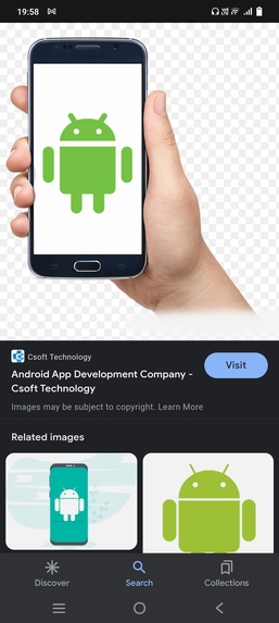Android app  – screenshot 1