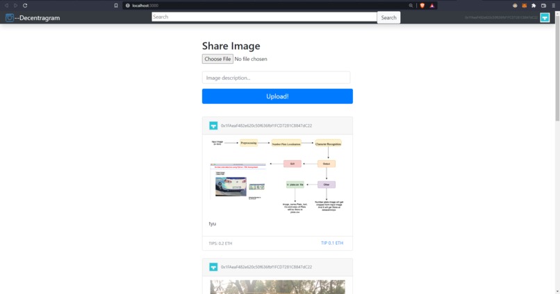 Decentralized social media – screenshot 1
