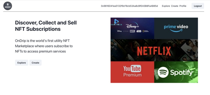 OnDrip – screenshot 2