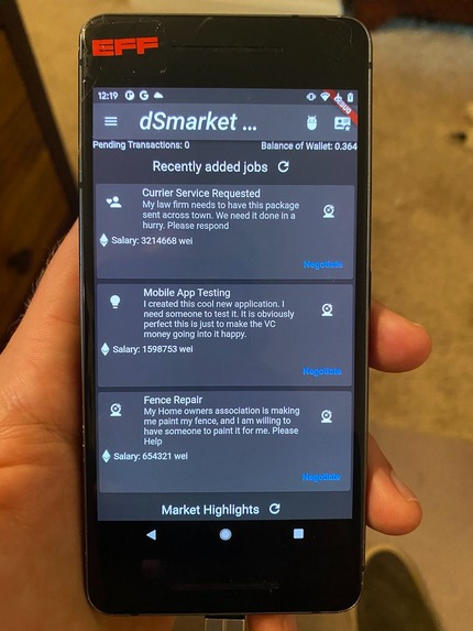 dSmarketPlace – screenshot 3