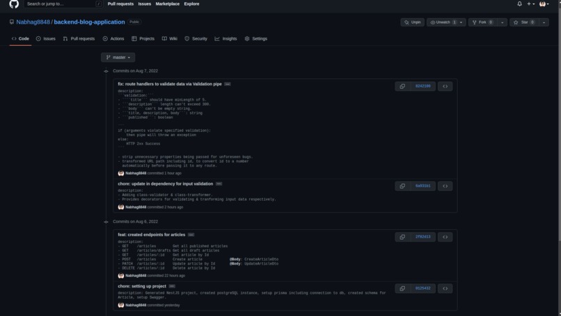 Backend-Blog-Application – screenshot 2