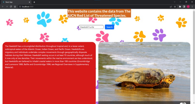 Endanger Species Finder – screenshot 1
