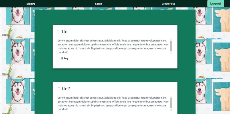 Pet Blog – screenshot 3