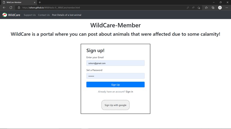 WildCare – screenshot 1